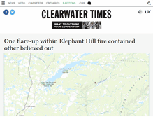 Tablet Screenshot of clearwatertimes.com